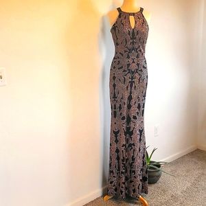 Evening gown by Betsy & Adam